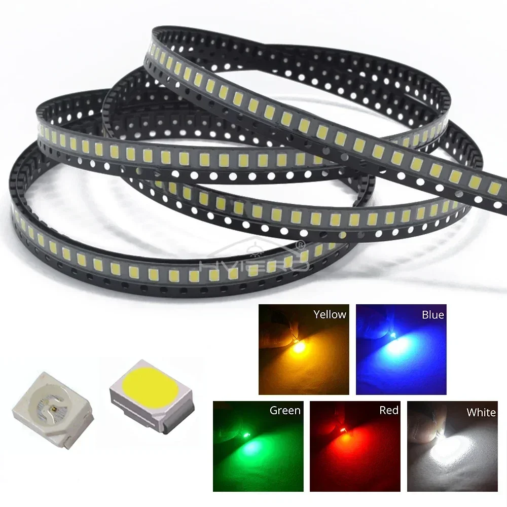 500Pcs 3020 SMD Lights White Red Green Blue Ultra Bright Led Chips Diode LED Emitting Diodes Lamp For Home DIY Decoration Bulbs