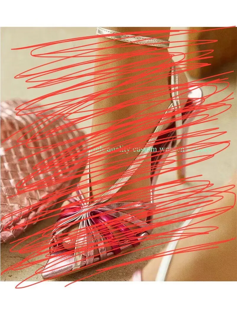 

Red Thin Strap Combination Instep Openwork Sandals Blue Ankle Strap Stiletto heels Sell Like Hot Cakes Formal Footwear for Women