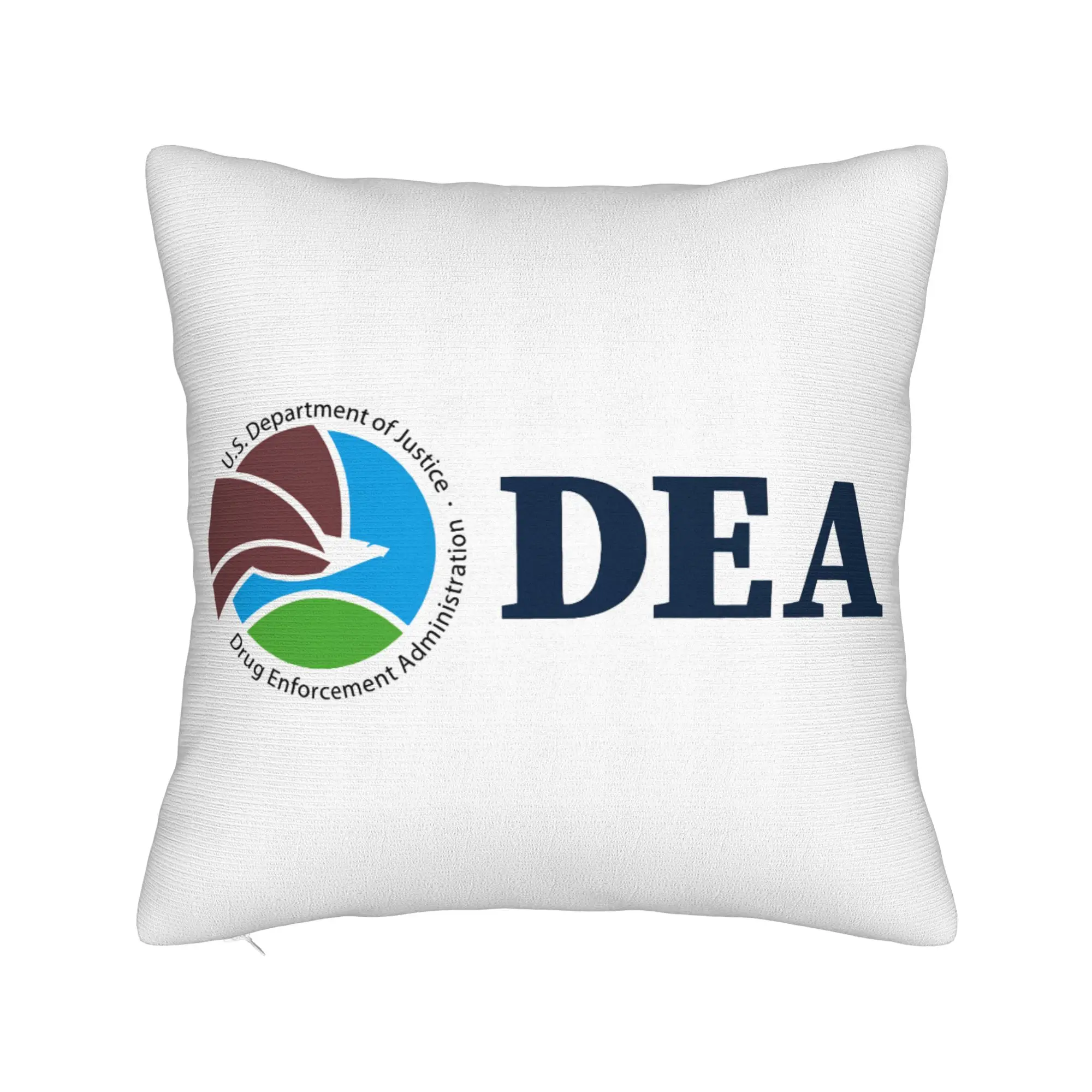 Pillow Case DEA Special Agent Drug Enforcement Administration Square  Pillow Cover For Chair Sofa Home Decor Novelty Pillowcases