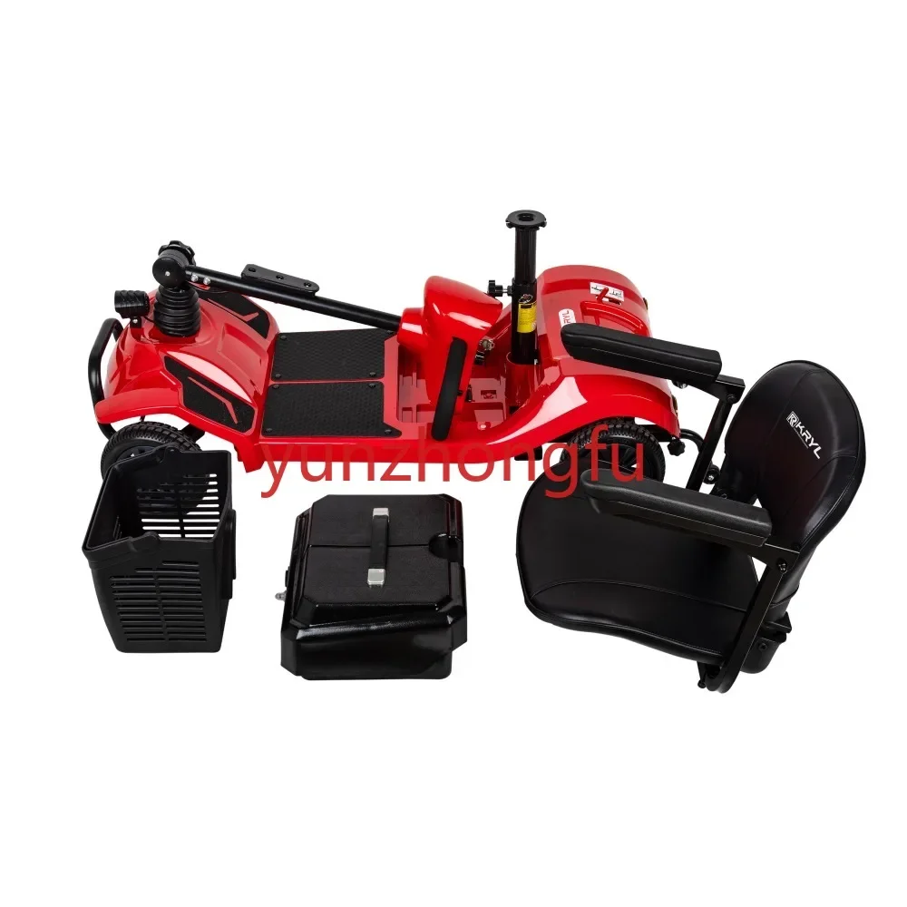 Mobility Scooter Foldable Electric Scooters Elderly 4 Wheel Disabled Handicap Folding