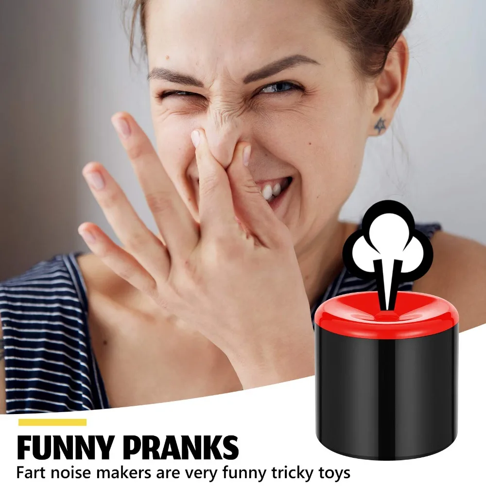 Creative Funny Fart Prank Toy Squeeze Rubber Fart Noise Maker Realistic Fart Sounds Machine Toy Favors Adults