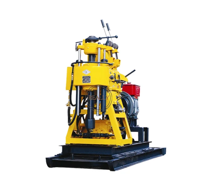 OEM Diesel Mini Crawler Hydraul Drill Rig Water Well Drilling Soil Rock 100m Depth Rotary Portable Water Well Digging Machine