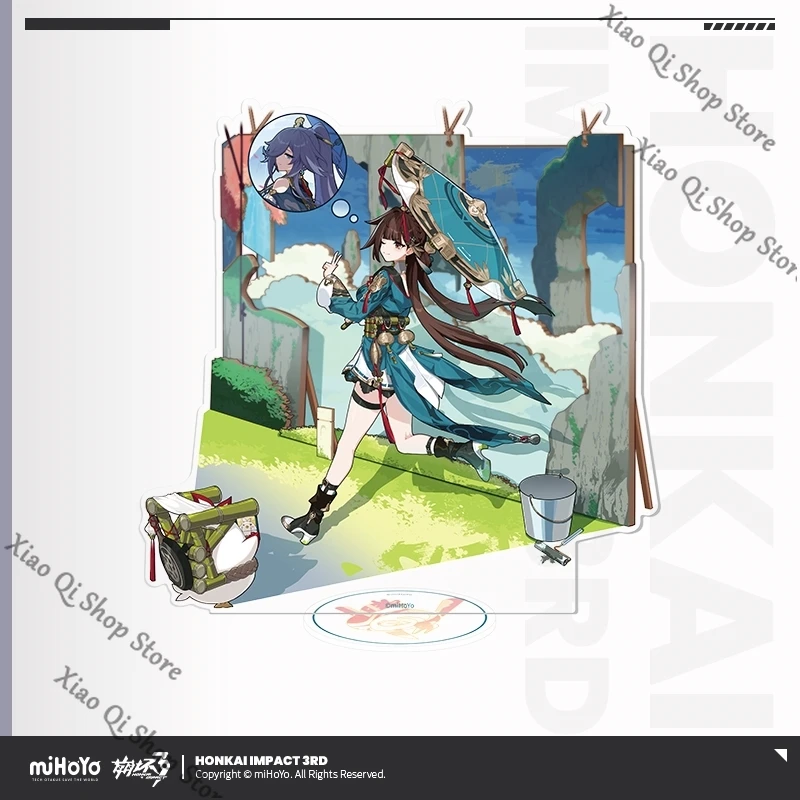 Honkai Impact 3rd  The Second Scar Series acrylic standing sign Kiana Li Sushang official Genuine Collector's Edition gift