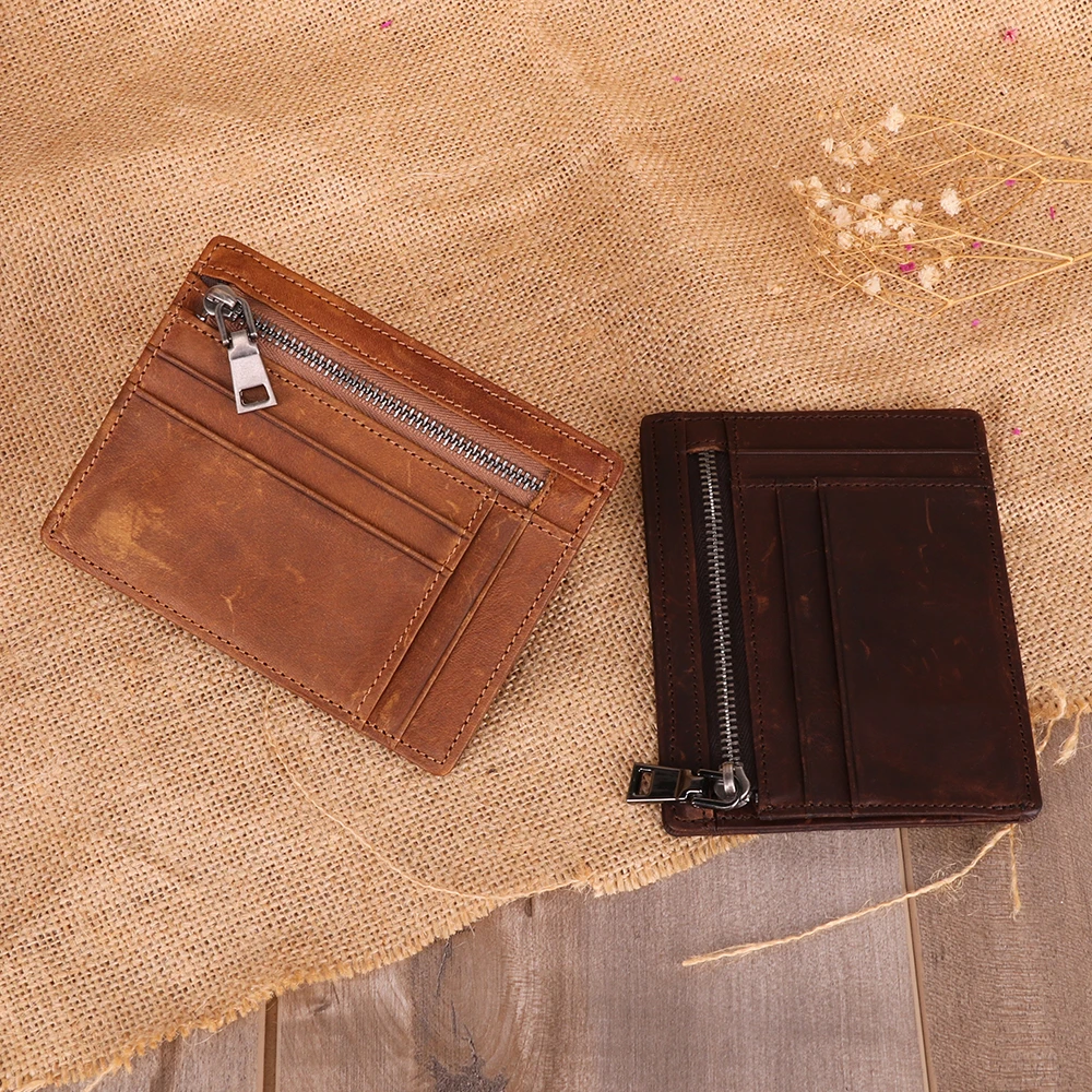 

Men Vintage leather card holder rfid multi-function credit card holder multi-card bank card holder ID holder High capacity