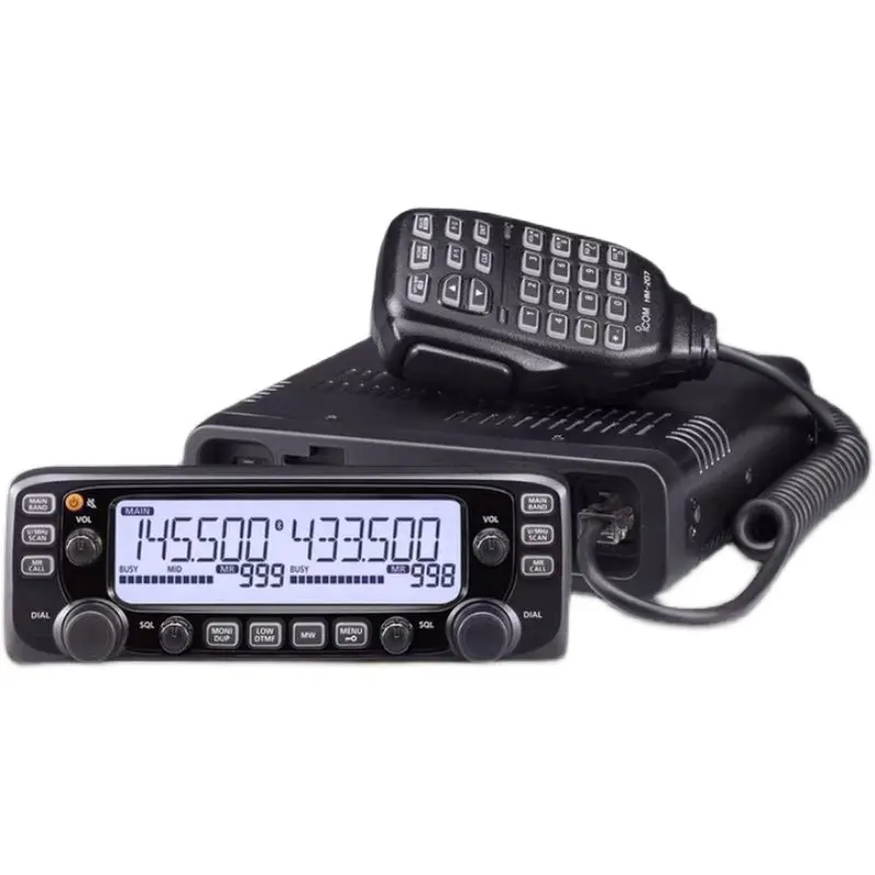 radio-comunicador-veicular-ic-2730a-de-dupla-segmentacao-e-duplo-display-de-alta-potencia-para-uso-externo-e-off-road