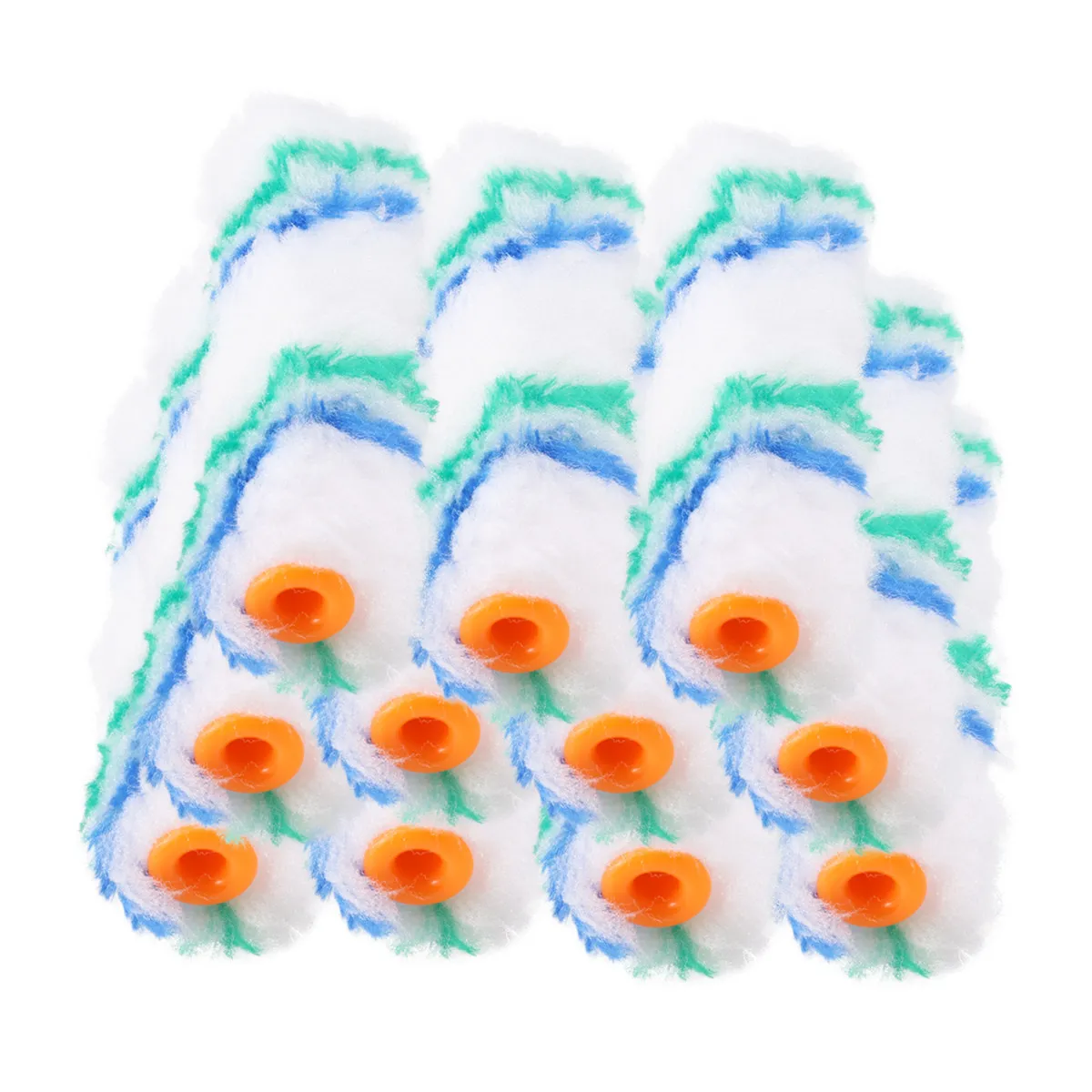 20Pcs Wall Paint Roller Brushes Polyester Fabric Paint Roller Cover Excellent Coverage Smooth Finish Reusable Washable for All