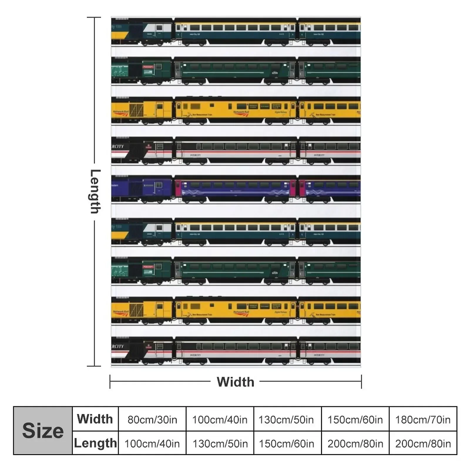 CLASS 43 INTERCITY 125 LOCOMOTIVES Throw Blanket couch cozy soft plush fuzzy picnic outdoor blanket