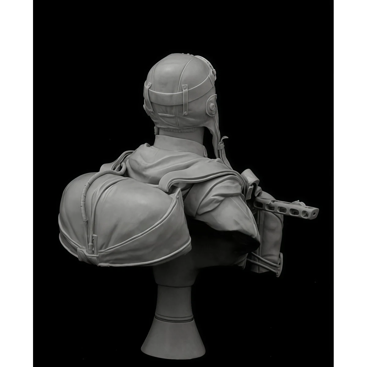 1/10 resin bust model GK Russian soldier unassembled and unpainted DIY kit
