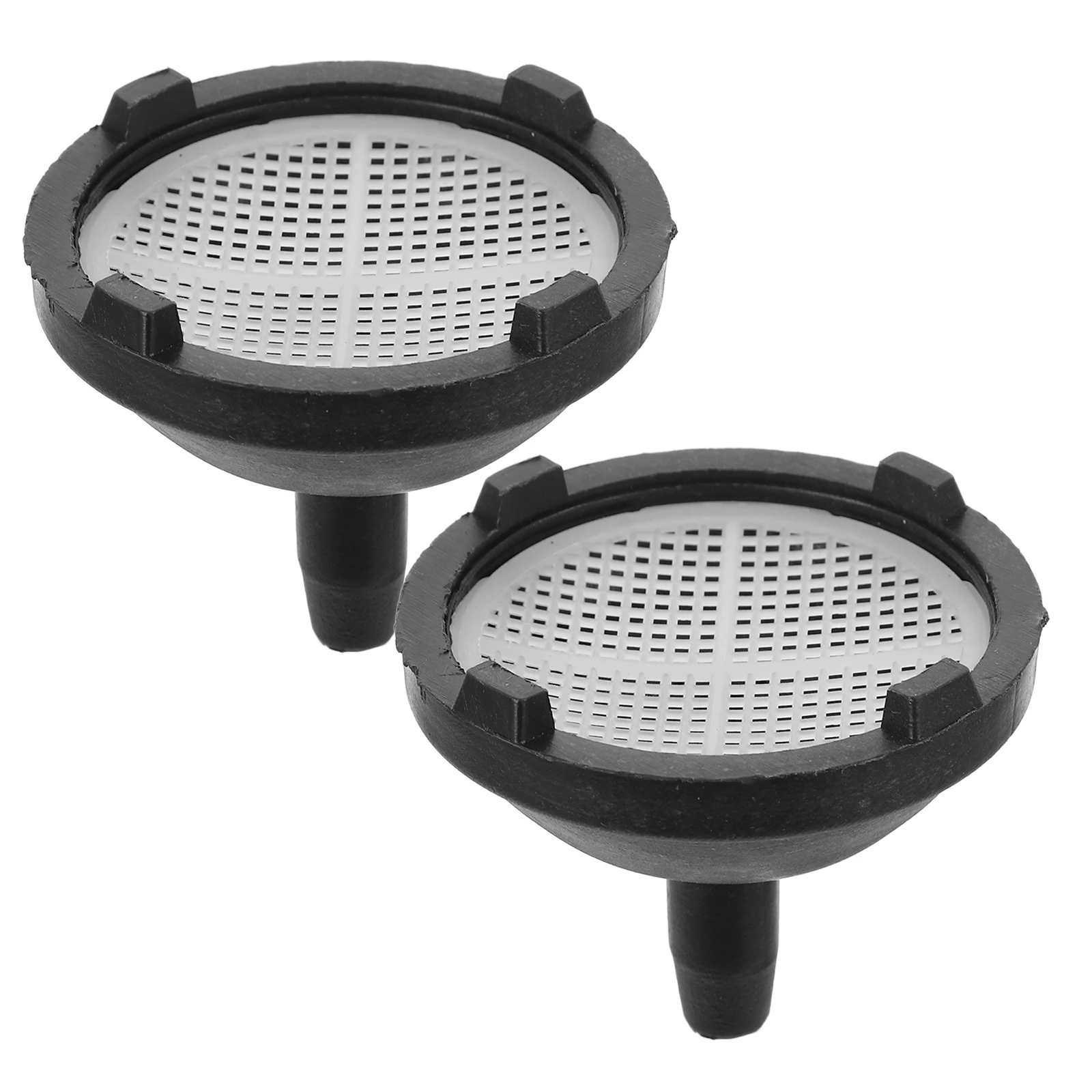 

2pcs Sprayer Filter Durable Efficient Easy Installation Weighted Black Gutter Encryption Hose Strainer Water Pump Screen Garden