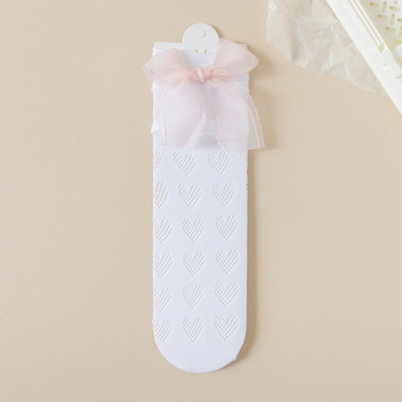 Stackable Lace Trimmed Over The Knee Socks with Elastic Design Breathable Soft