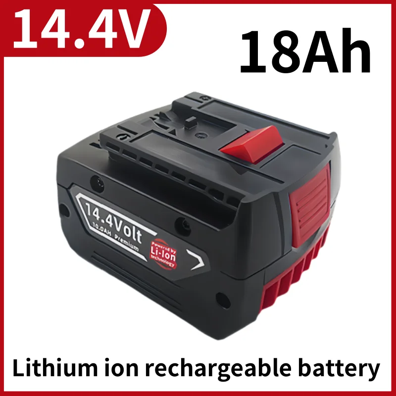 14.4V 18000mAh rechargeable lithium battery lpega suitable for Bosch cordless drill screwdrivers BAT607 BAT607G BAT614 BAT614G