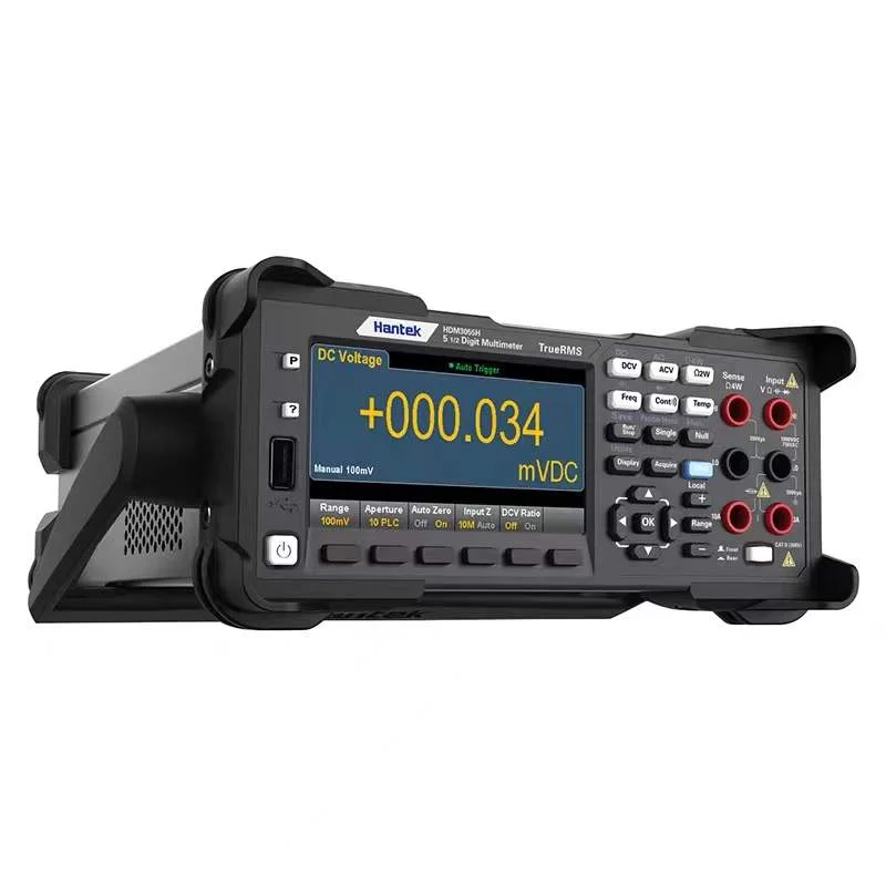 Hantek HDM3055 5 1/2 Digital Multimeter Dual Display 30000 rdg/s Reading Rate USB/LAN/232/485 Bench True RMS High-Speed Sampling