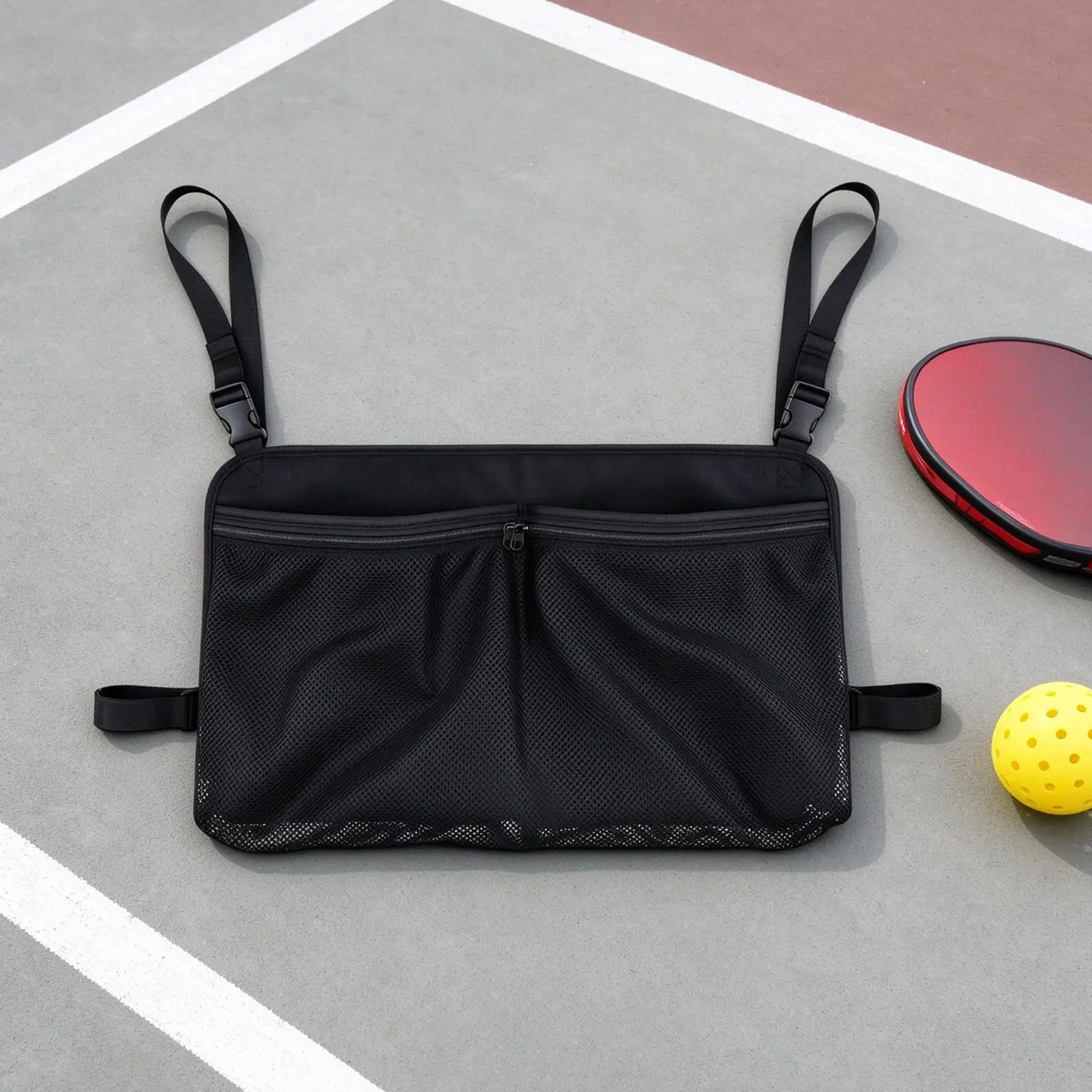 Pickleball Bag Large Capacity Double Zipper Quick Release Buckle Tote Pickleball Gear Carrying Case For Women Men Pro Beginner