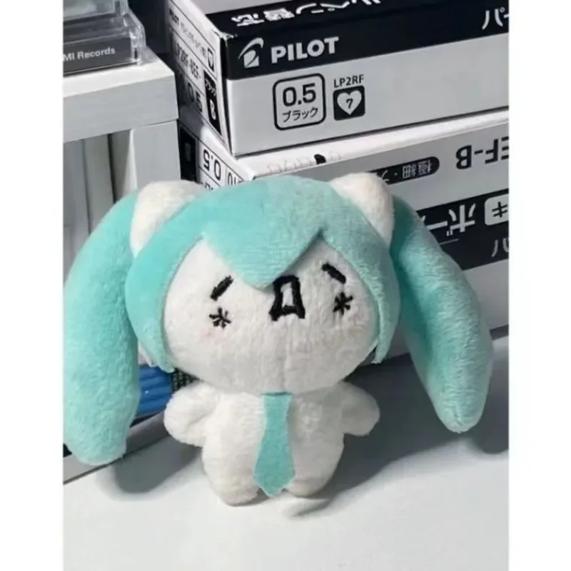 Hatsune Miku Anime Kawaii Mini Q Version Student School Bag Plush Doll Pendant Doll Keychain Girl Gift Akcesoria dla przyjaciół