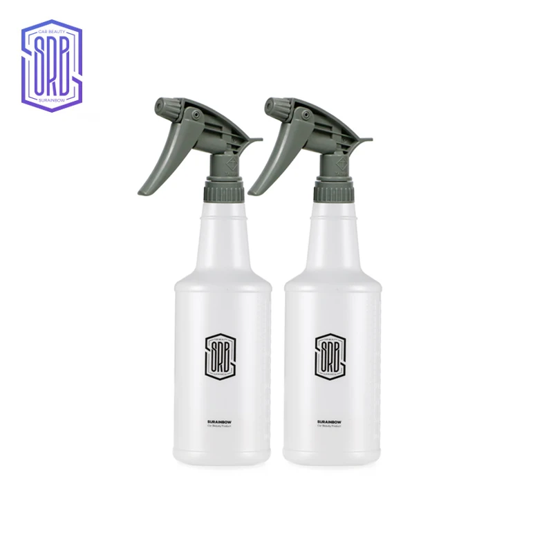 Auto Ultrafijne watermist Cilindrische spuitfles HDPE Chemisch bestendige spray Auto Wash Gieter, Heavy Duty spuitfles