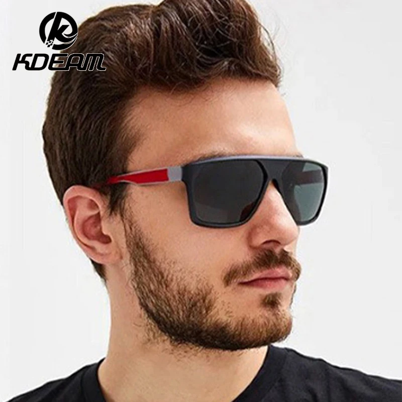 

KDEAM High Quality 2024 Men's Driving Polarized Sunglasses Brand Design Sports Sun Glasses TR90 Frame Unbreakable Sunglass