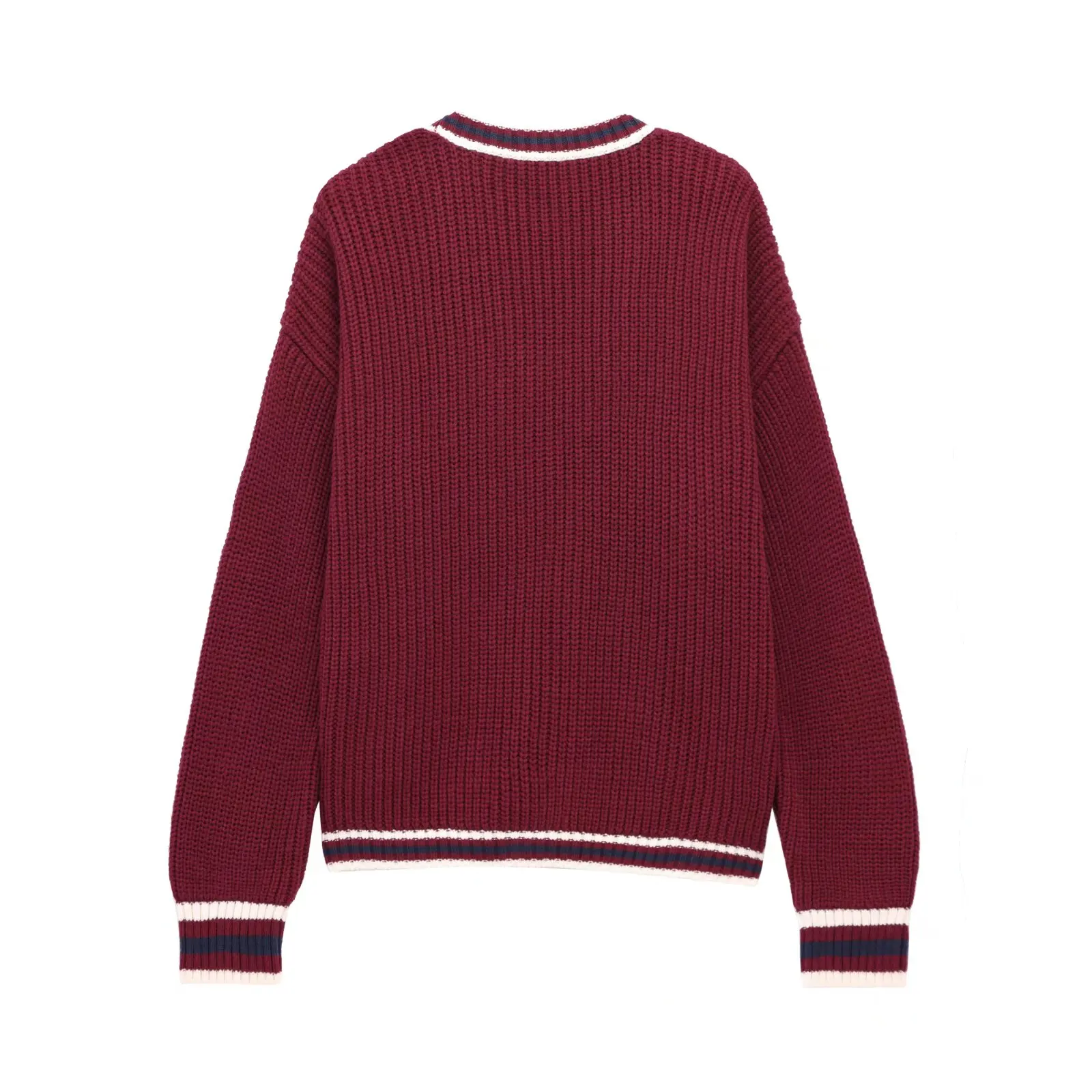 KONDALA Chic 2025 Women Spring Casual Knitted Outwear V-Neck Single Breasted Long Sleveless Simple Loose Fashion Elegant Jacket