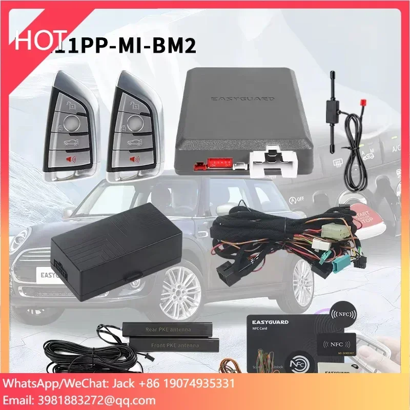 

EASYGUARD CAN BUS PKE Remote Starter Optional APP Control NFC Fit For MINI F54 F55 F56 F57 F60 15-22 With OEM Push Button Start