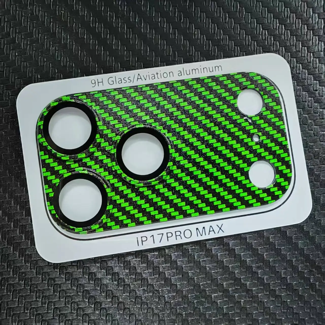 ألياف الكربون كيفلر كامل عدسة الكاميرا حامي غطاء زجاجي آيفون 17 الهواء 17 برو ماكس عالية الجودة عدسة الهاتف الملحقات