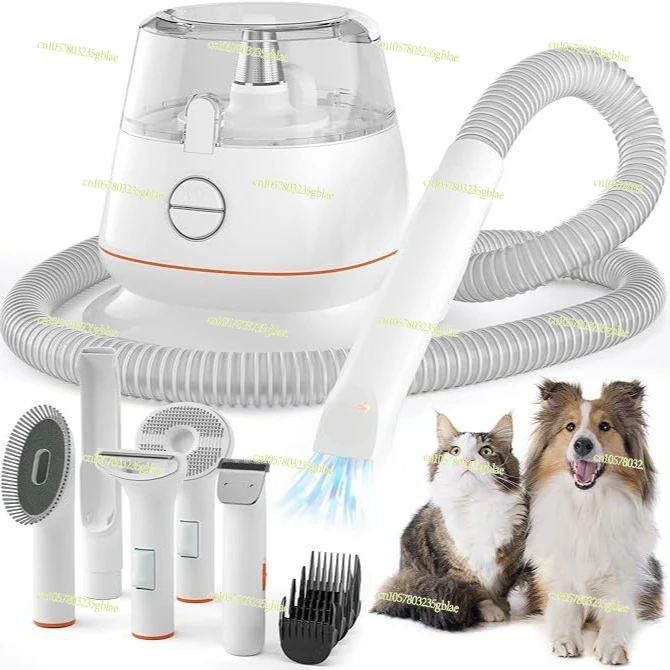 Multifunctional Pet Hair Trimmer, Dog Vacuum Set, Cross-border Vacuum Trimming and Shaving Machine