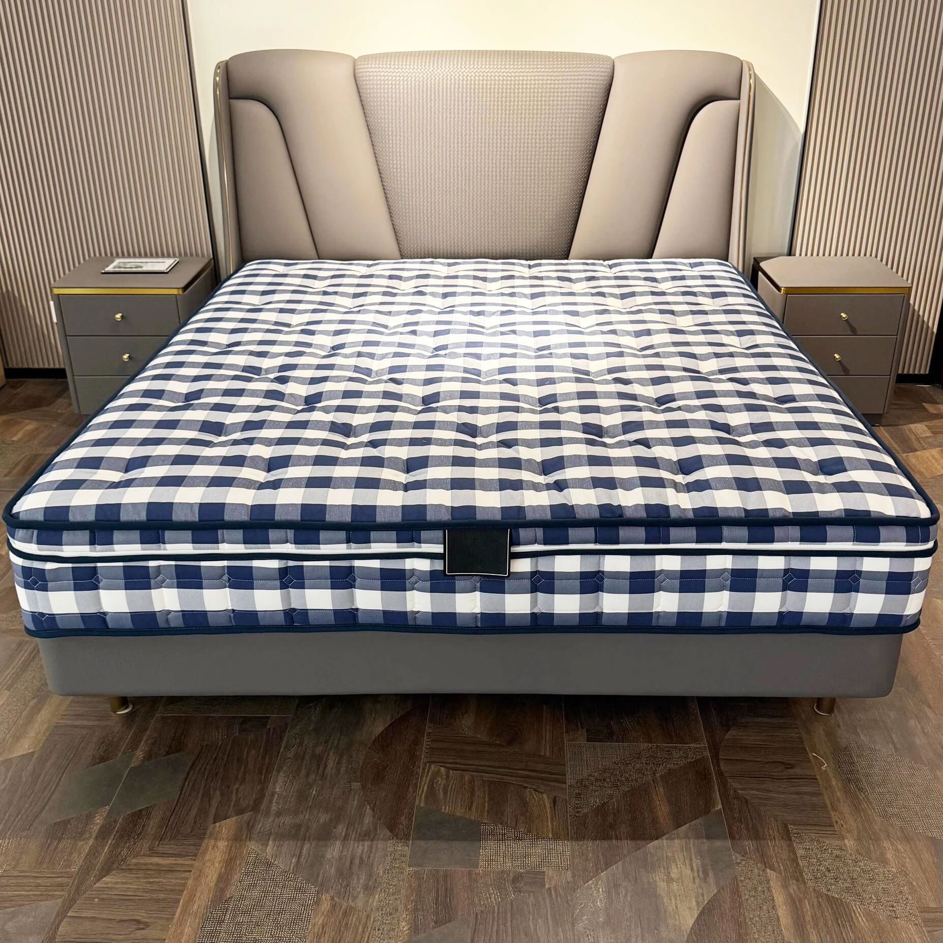 

Horse Hair Mattress King Queen Furniture Bed Pocket Spring Mattress Manufacturers For Hotel Comfortable King Queen Size Mattress