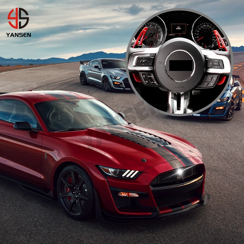 

Paddle Shifter For Ford Mustang 2015 2016 2017 2018 2019 2020 2021 Accessories Steering Wheel DSG Extension Sticker