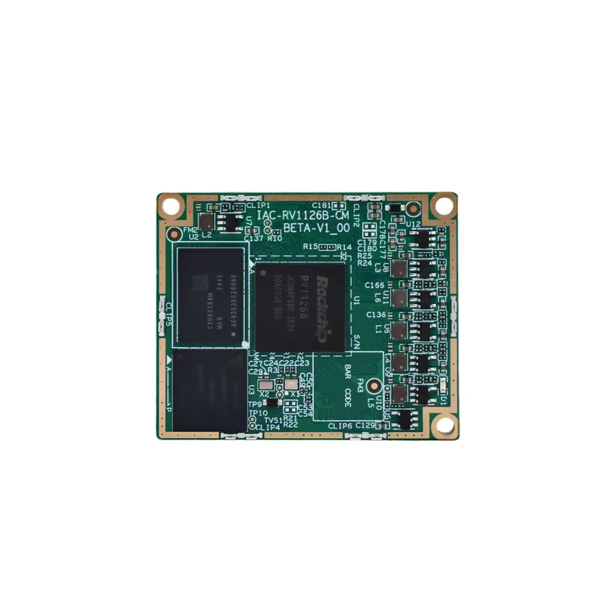 Модуль RV1126B SOM 4 ГБ LPDDR4 + 32 ГБ EMMC, основная плата для Linux и Android, поставщик для IoT-автоматизации и умного дома.