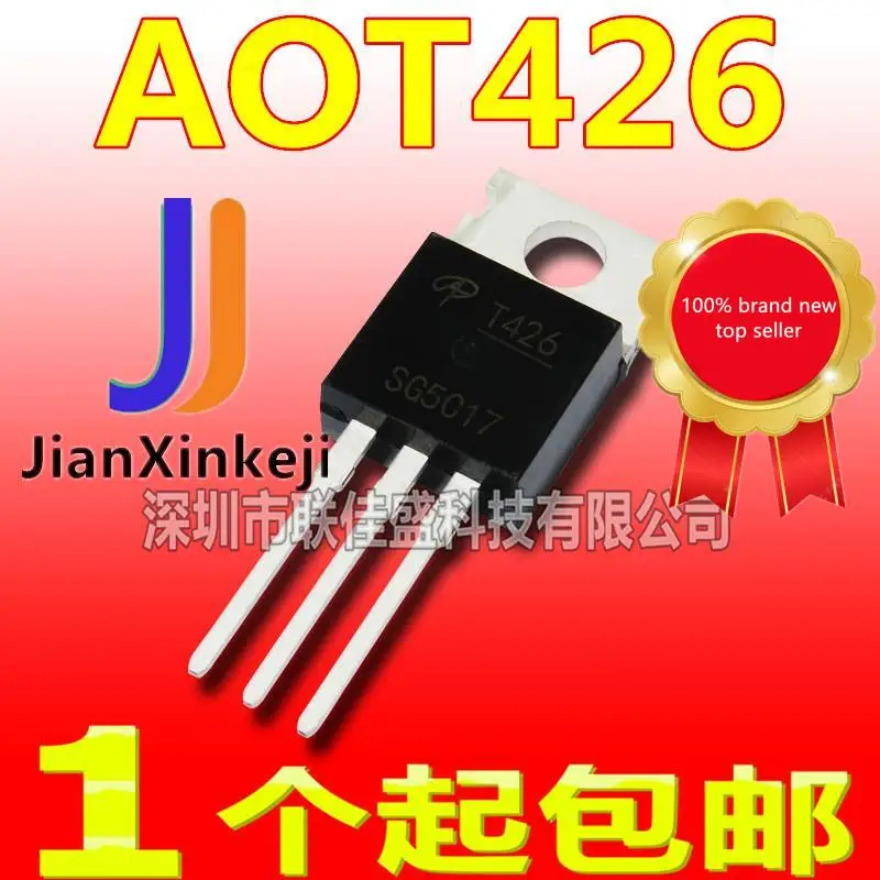 10Pcs 100% Original New In สต็อก AOT462L T462L 30A 60V N-Channel MOS Field Effect Tube TO-220