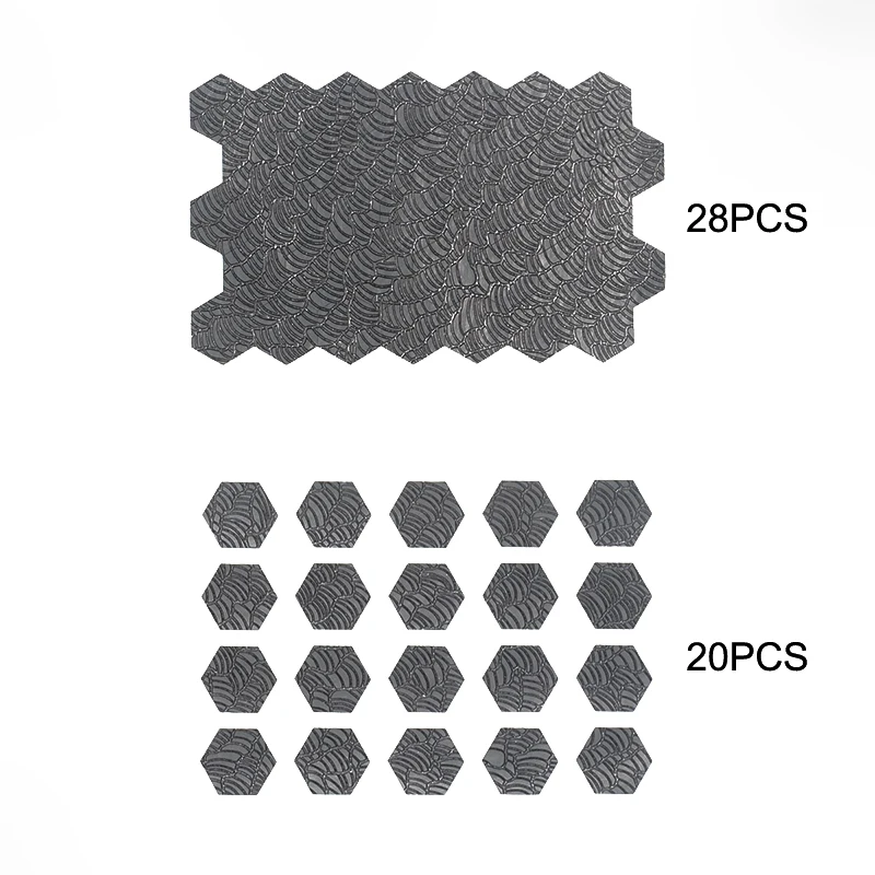 ملصق عالمي مقاوم للعرق وغير قابل للانزلاق للفئران، شريط قبضة الماوس DIY لـ GPW 4 3 Razer X-Raypad #4