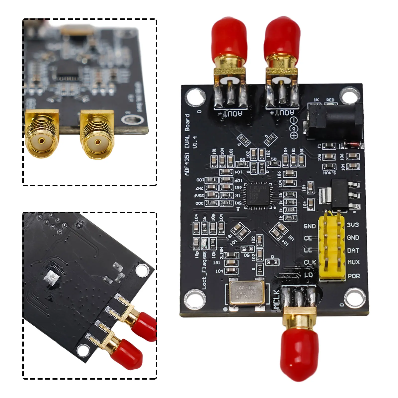 ADF4351 Phase Locked Loop 35M-4400M RF Signal Generator Module-= Board -=Signal -=Source Frequency Synthesizer