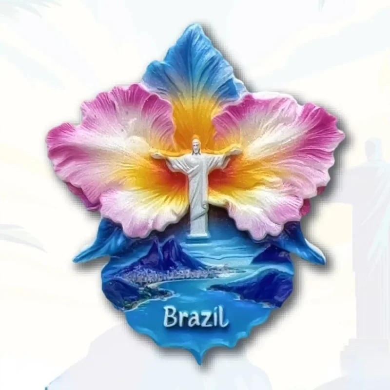 Brazil Cristo Redentor Fridge Magnets Travelling Souvenirs Home Decor Rio de Janeiro Fridge Stickers Wedding Gifts