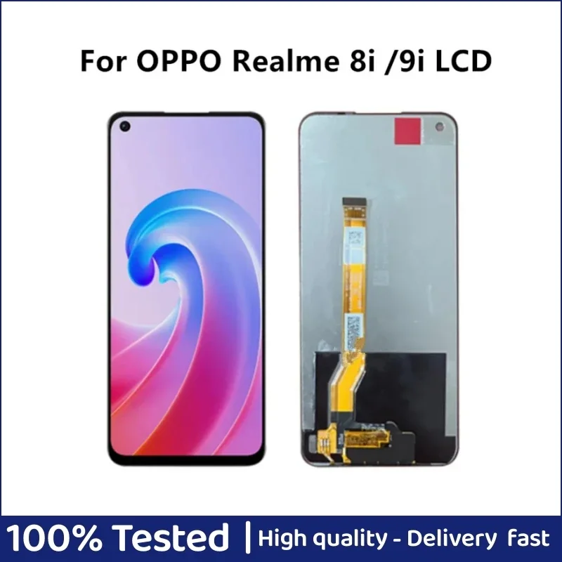 

6.6'' For OPPO Realme 8i RMX3151 LCD Display Touch Screen Replacement Digitizer Assembly ,For Realme9i RMX3491 LCD