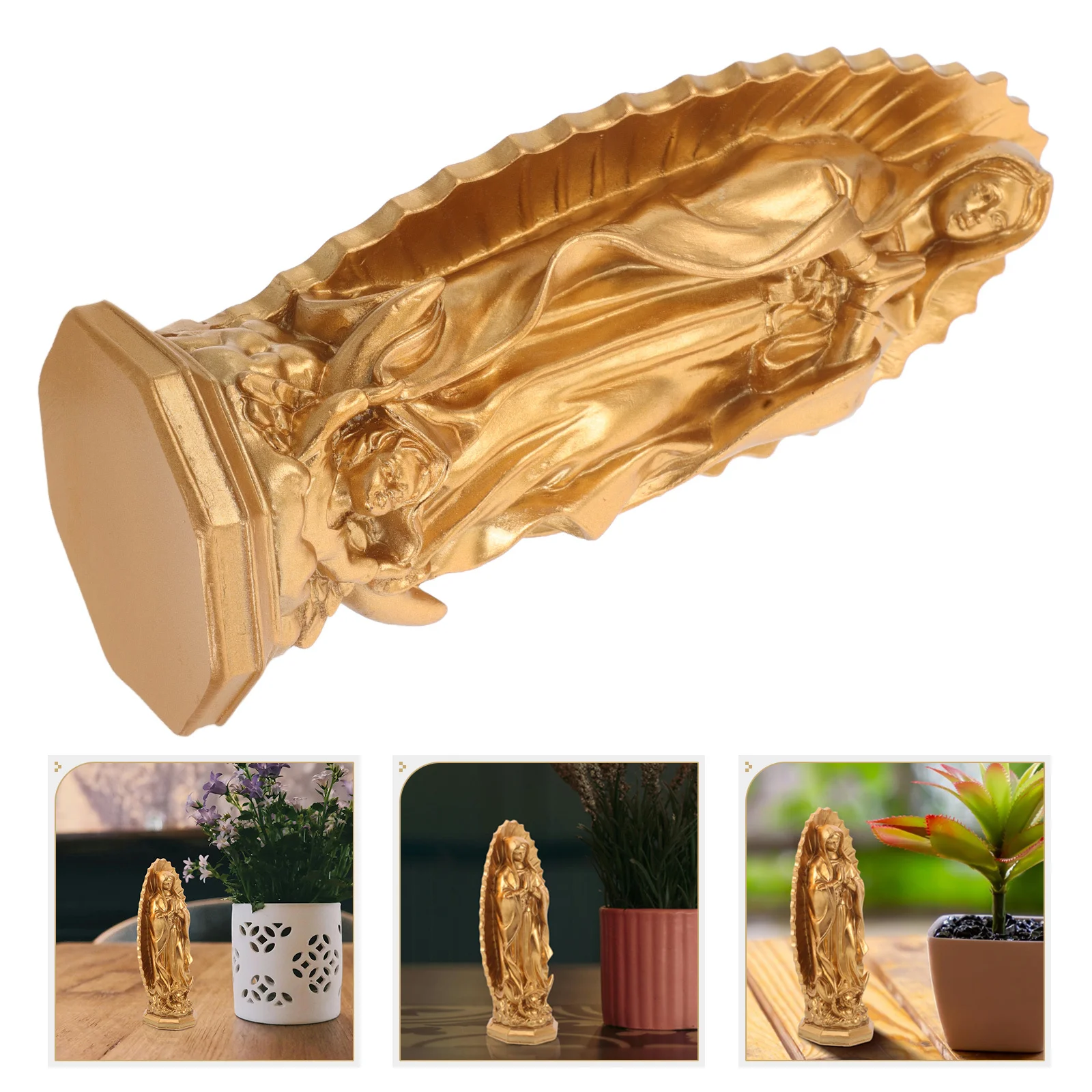 

Virgin Mary Resin Statue Beautiful Catholic Sculpture for Living Room Office Church Home Decor Our Lady of Grace Religious