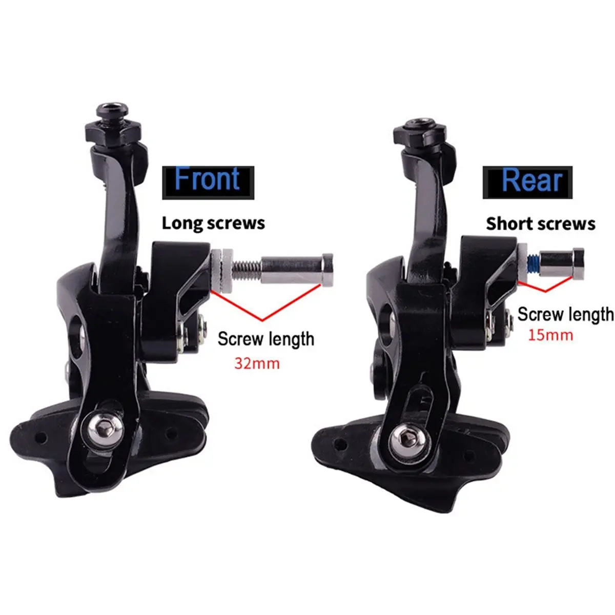 THANKYOU  Road Bike Caliper C- Brake Dual Pivot Calipers 700C Bicycle Aluminum Alloy Front Rear Brakes Caliper Rim Calipers