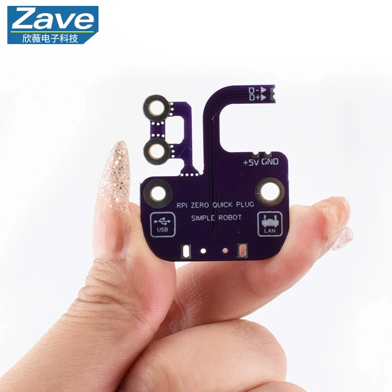 Zero WH USB Adapter Board, Raspberry Pi USB Expansion Board Module (Multi-Function USB Connector)