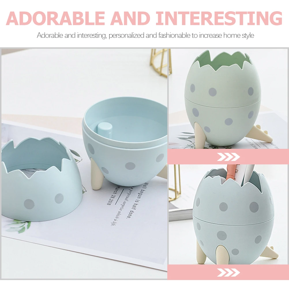 

3 Pcs Cartoon Storage Box Pen Can for Desk Holder Creative Brush Pencil Pp Makeup Cup Container Office