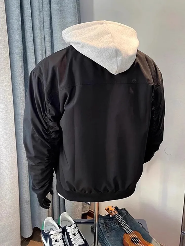 

Cleanfit American Sle Pilot Jaet Men's Autumn Winter Cotton Filled Warm Baseball ort Coat Stand Collar Trendy Brand Out...