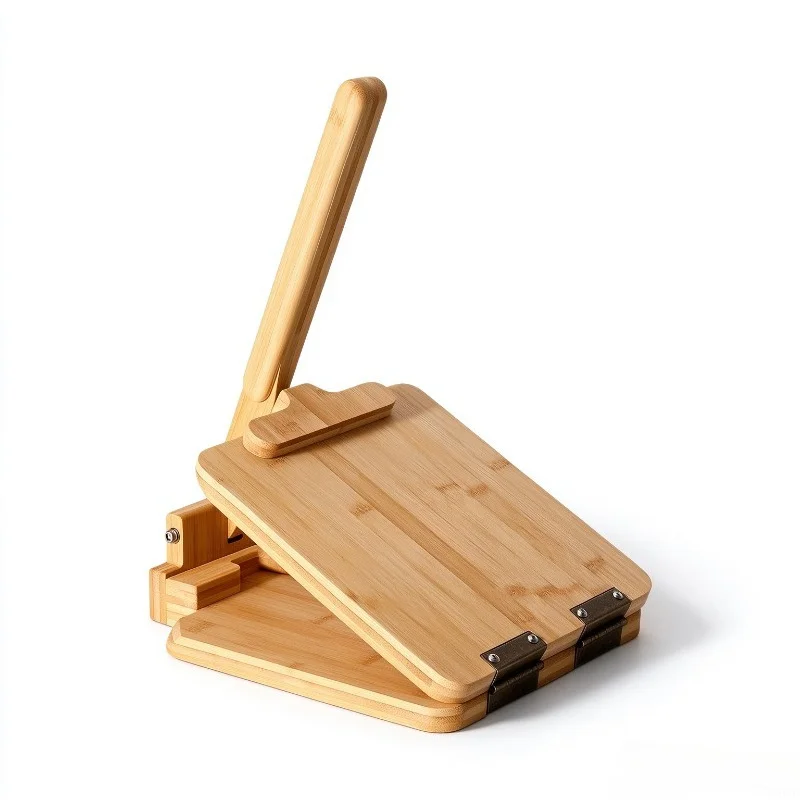 Wooden Tortilla Press, Manual Dough Press Machine for Tortilla, Dumpling Wrapper