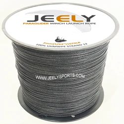 JEELY 50m 1000lb UHMWPE Hollow Braided Spearfishing Rope 2mm 12 Weave