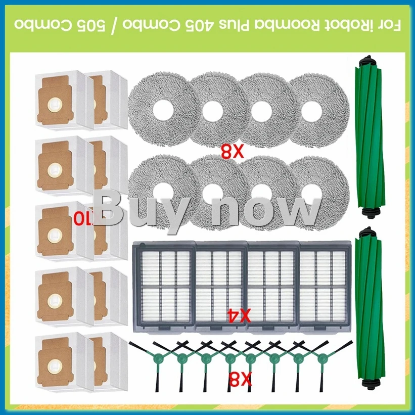 

Для Plus 405/505 комбинированный робот-пылесос, запасные части, основные боковые щетки, тряпки для швабры, фильтры, мешки для пыли, аксессуары-A75P