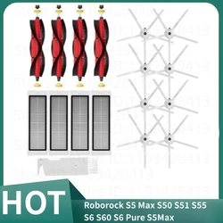 Filtr Hepa szczotka główna szczotka boczna części do robota odkurzającego do Roborock S5 Max S50 S51 S55 S6 S60 S6 Pure S5Max