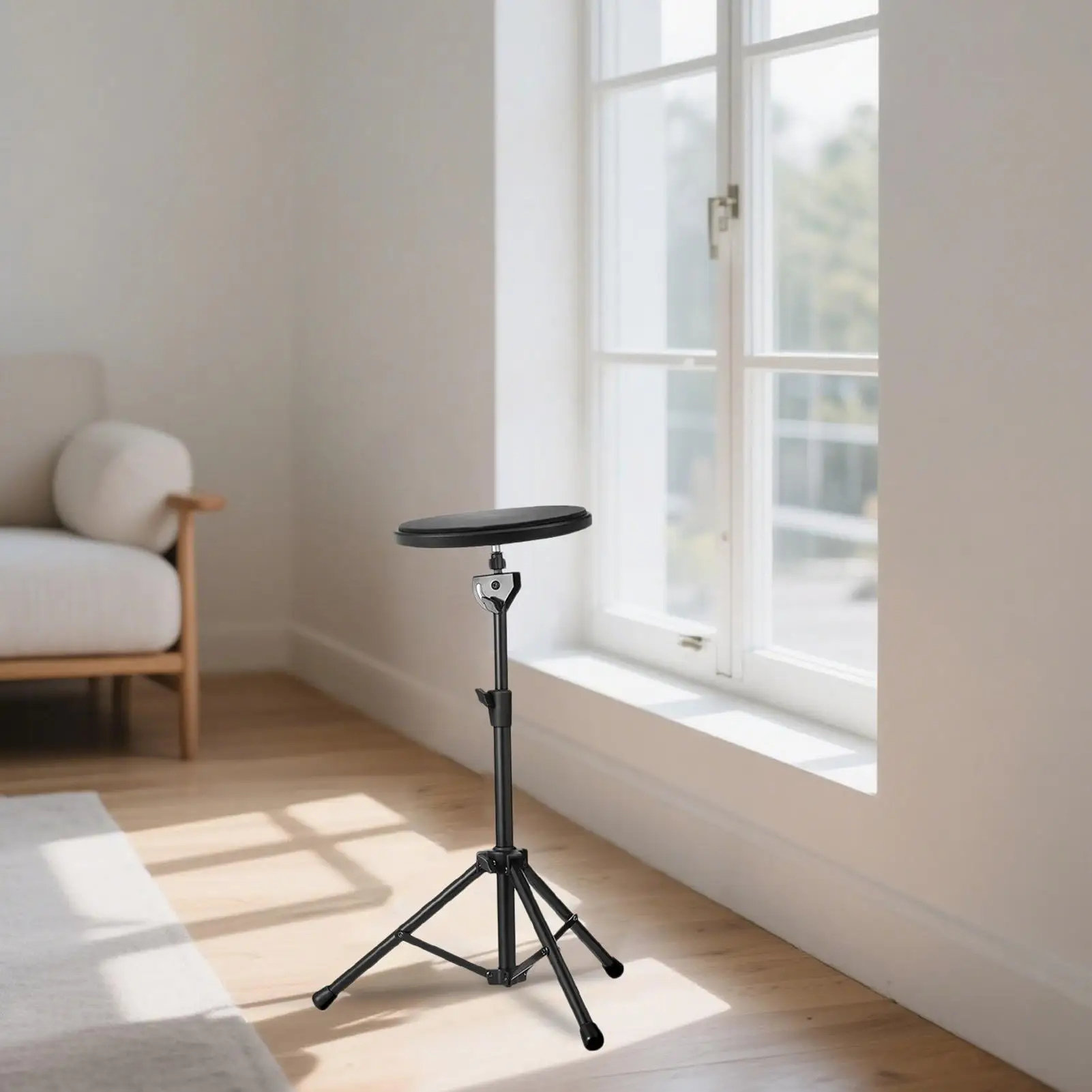 Drum Pad Stand Electronic Snare Holder Portable Ergonomic Drum Pad Stand For Kids Youth Beginners Adults For Home Practice