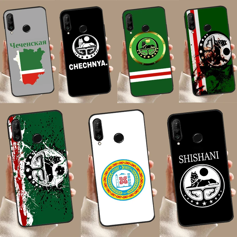 Chechnya Chechen Flag Case For Huawei Nova Y70 Y60 Y61 Y91 Y90 10 9 SE 5T 7i 8i 11i 11 P20 P40 Lite P30 Pro Cover