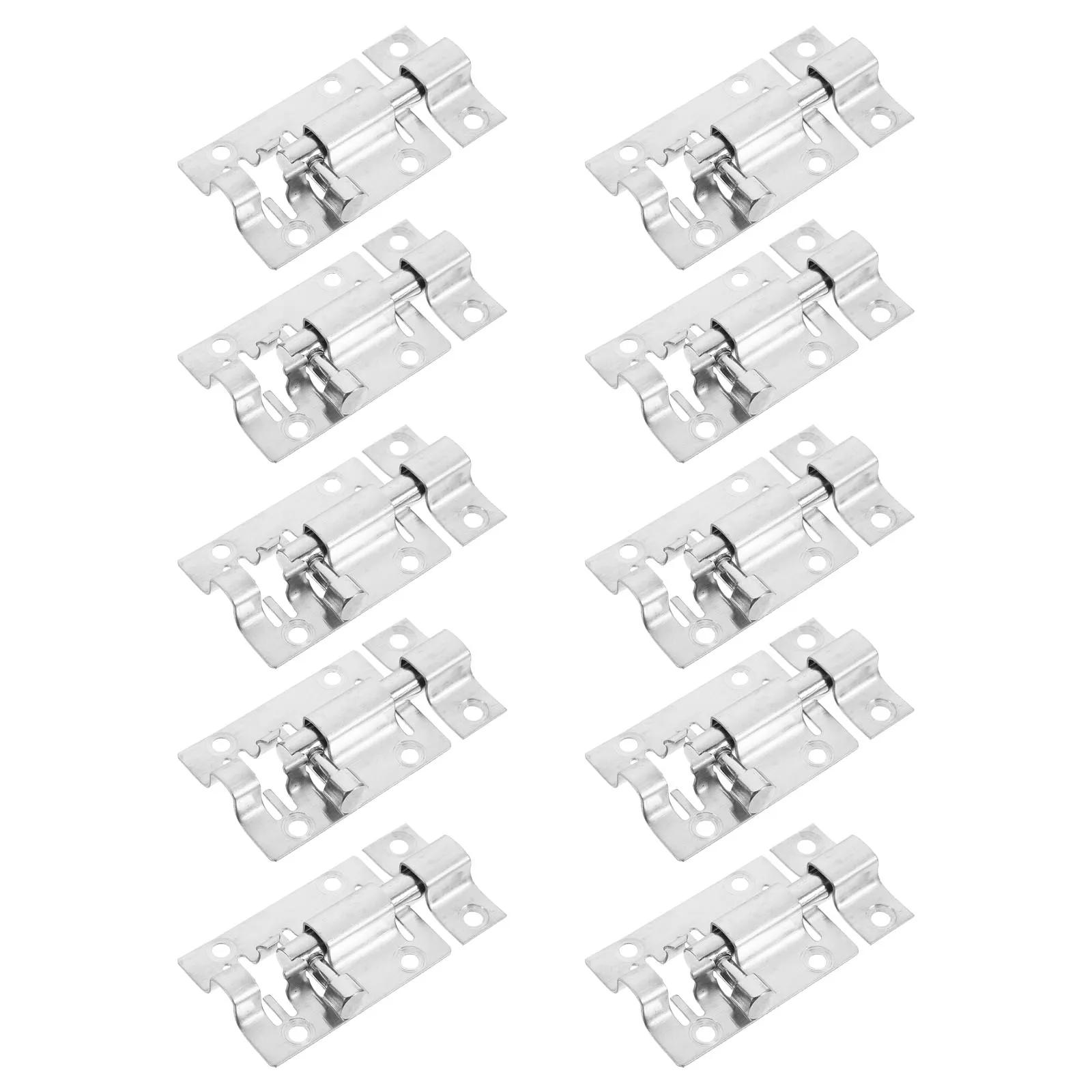 

10pcs Stainless Steel Pin Barrel Bolts 304 Grade Slide Locks for Doors Windows Cabinets Inside Latches Hardware