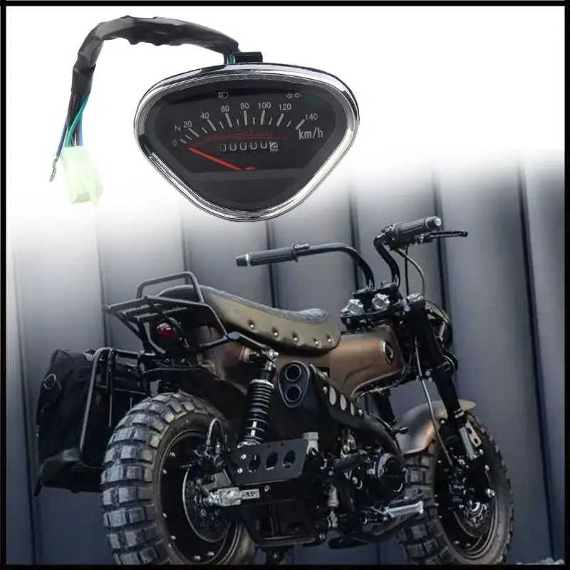 Picture 6: Universal Motorcycle LCD Digital Odometer Tachometer Speedometer Waterproof Gauge Instrument