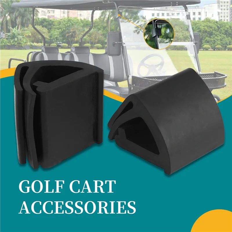 

TURE Universal Golf Cart Windshield Retaining Clips For EZGO Club CAR Yamaha,Set Of 2,102005801,1020058-01