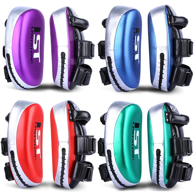Foot Target Sport Training Boxing Muay Thai Kick Pad Training Shield Curve Pads Punch MMA Fight Punching Bag Durable 4 colors