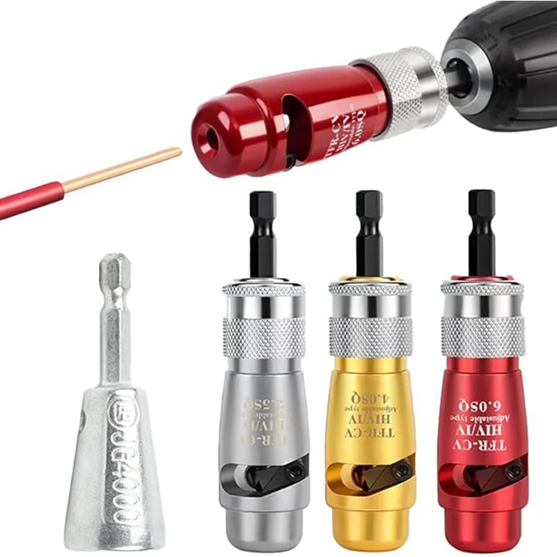 Wire Stripper Tool para eletricista, Fast Peeling Tool, Stripping Twisting Tool, Cable Wire Stripper