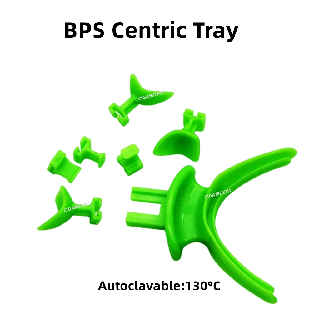 1 zestaw dentystycznych BPS wyciskowa taca na rejestracja zgryzowa w autoklawie 130 ℃