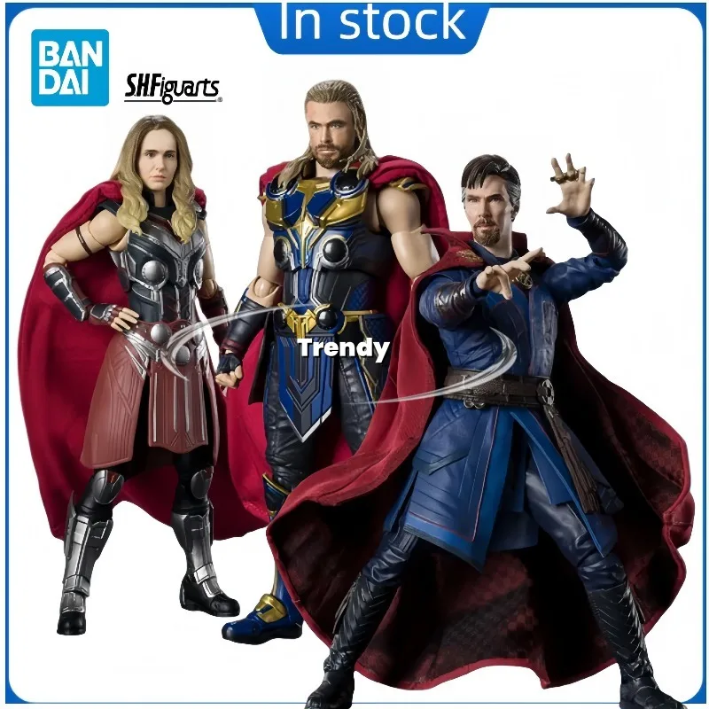 100% Original Mighty Thor 4 S.h.figuarts Thor: Love and Thunder Jane Foster Thor figura de Anime modelo Kit juguetes completos